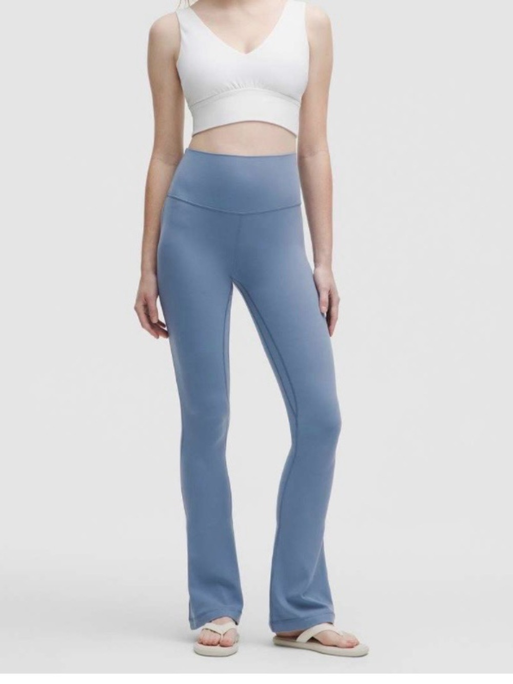 Lululemon Align High-Rise Mini-Flare Pant in 
Washed Denim